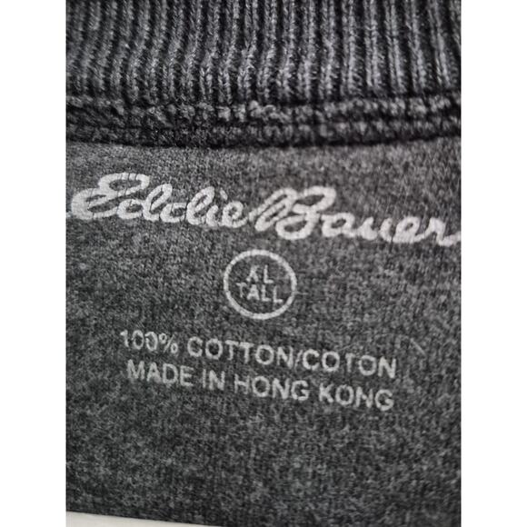 Vintage Eddie Bauer Sweater XL Tall 100% Cotton Made In Hong Kong - Picture 3 of 3